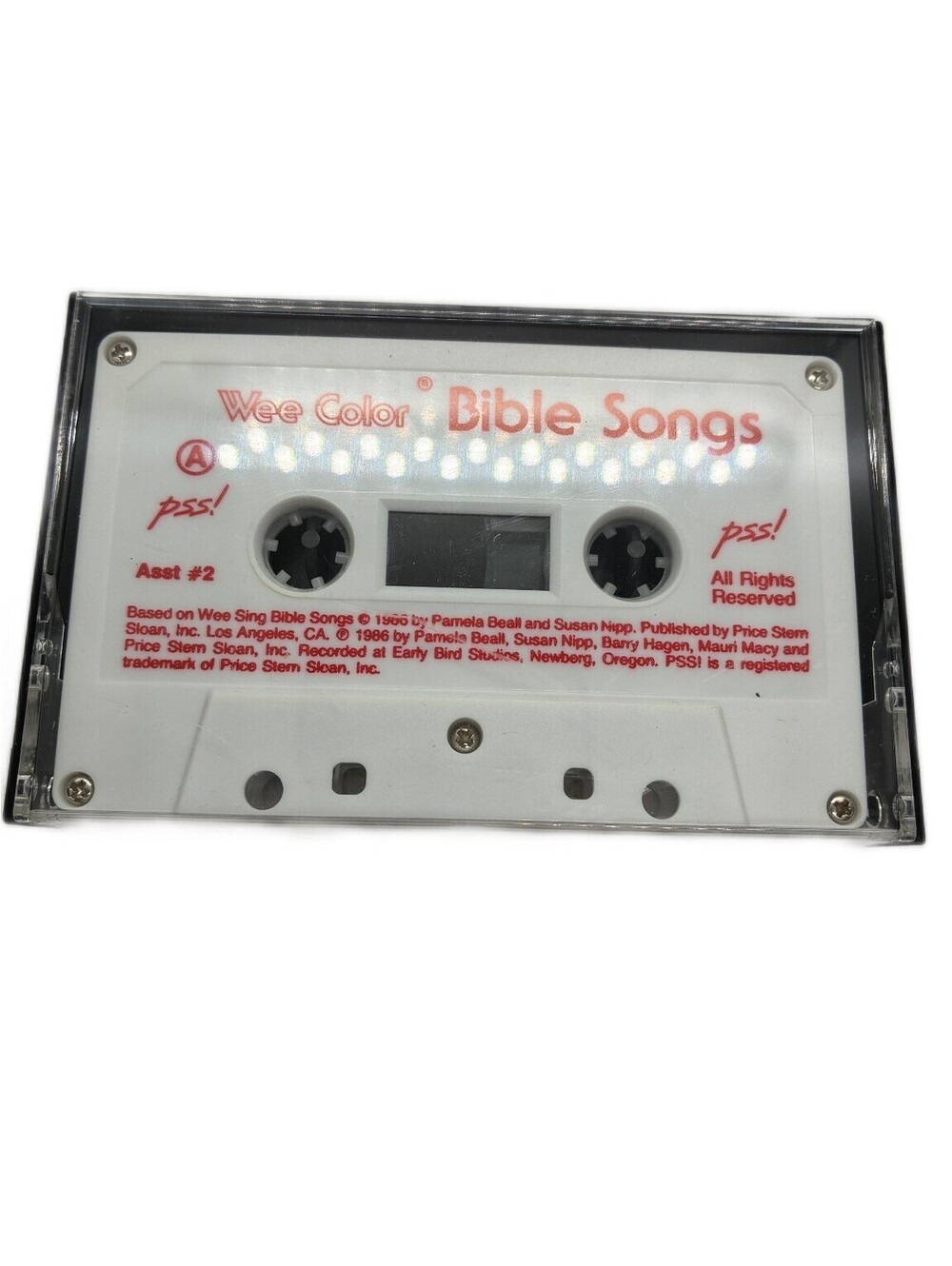 Wee Color Bible Songs & Wee Sing TOGETHER Cassette Tape Pamela Beall Susan Nipp
